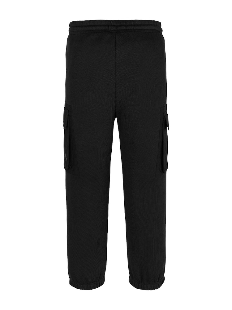 Calvin Klein Black Contrast Pocket Joggers - Image 2 of 2 Calvin Klein Black Contrast Pocket Joggers - Image 2 of 2
