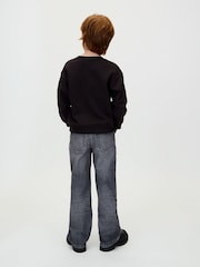 Schwarz - Calvin Klein Sweatshirt mit Logo - Bild 5 von 6
