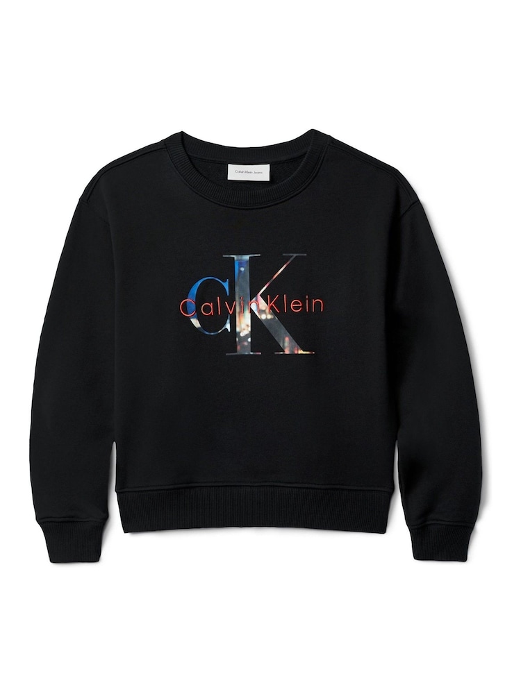 Calvin Klein Black Logo Sweatshirt - Image 6 of 6 Calvin Klein Black Logo Sweatshirt - Image 6 of 6