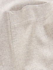 Neutral Smart Textured Chore Jacket with Linen - Image 10 of 10
