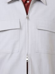 Light Grey N. Premium Linen Blend Herringbone Jacket - Image 6 of 11