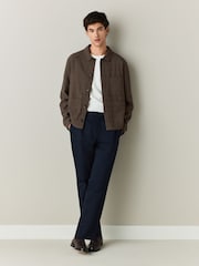 棕色 - N. Premium 格纹工装夹克 - 图片3 / 10