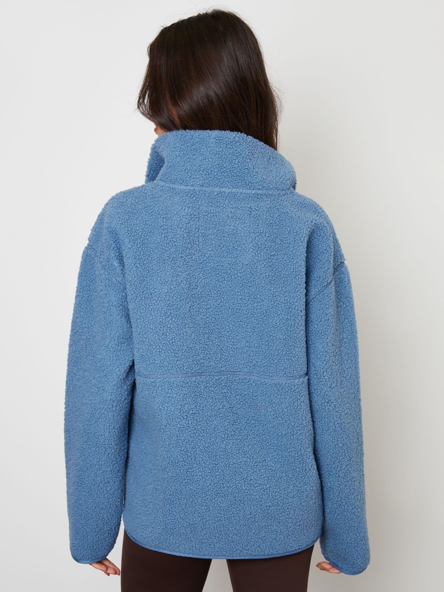 レ*グ様 Boa Fleece Reversible Half Zip Blou Buy Threadbare Blue Half Zip Borg Fleece from Next USA