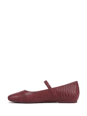 Vionic Red Alameda Wide Fit Arch Support Mary Jane Shoes - Image 2 of 7
