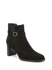Vionic Vivette Regular Fit Arch Support Ankle Black Boots - Imagem 3 de 7