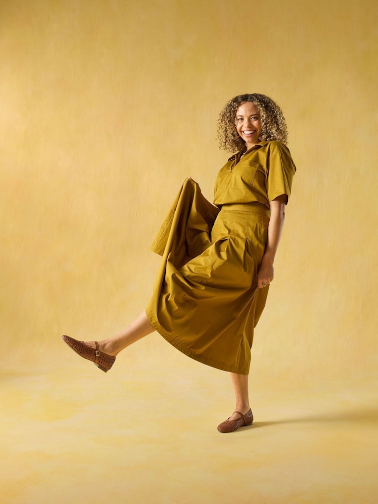 Brun - Hush Puppies Delaney vevde Mary Jane-sko - Bilde 2 av 6