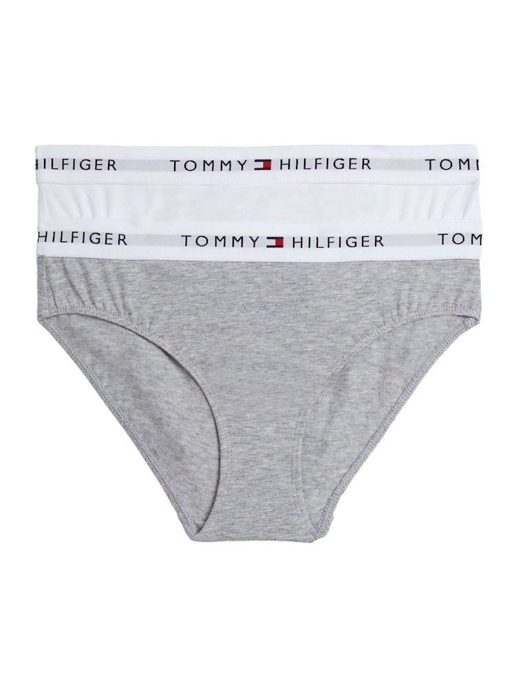 Tommy Hilfiger White 2-Pack Signature Logo Briefs - Image 1 of 2