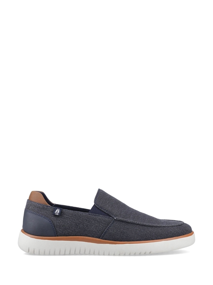 Hush Puppies Blue Damon Slip On Shoes - Image 1 of 4