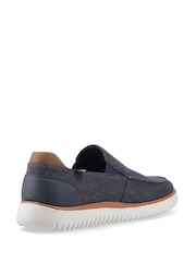 Hush Puppies Blue Damon Slip On Shoes - Image 3 of 4