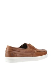 Hush Puppies Tan Madden Boat Shoes - Image 4 of 5