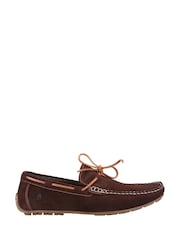 Hush Puppies Brown Reuben Boat Shoes - Image 1 of 4