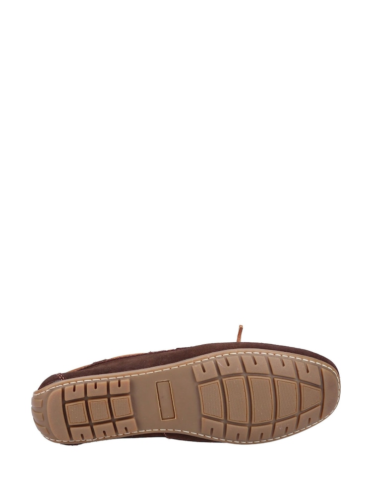 Hush Puppies Brown Reuben Boat Shoes - Image 4 of 4