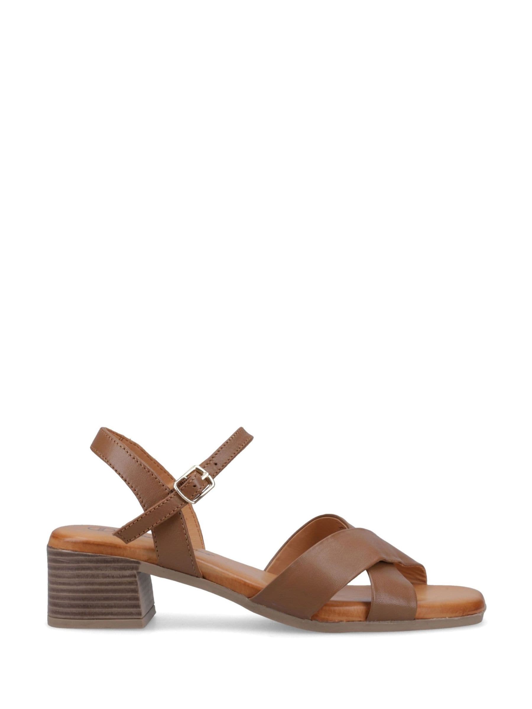 Hush Puppies Women's Brown Regina Heeled Sandals