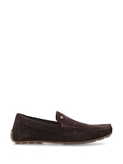 Hush Puppies Dark Brown Ralph Suede Shoes - Image 1 of 4