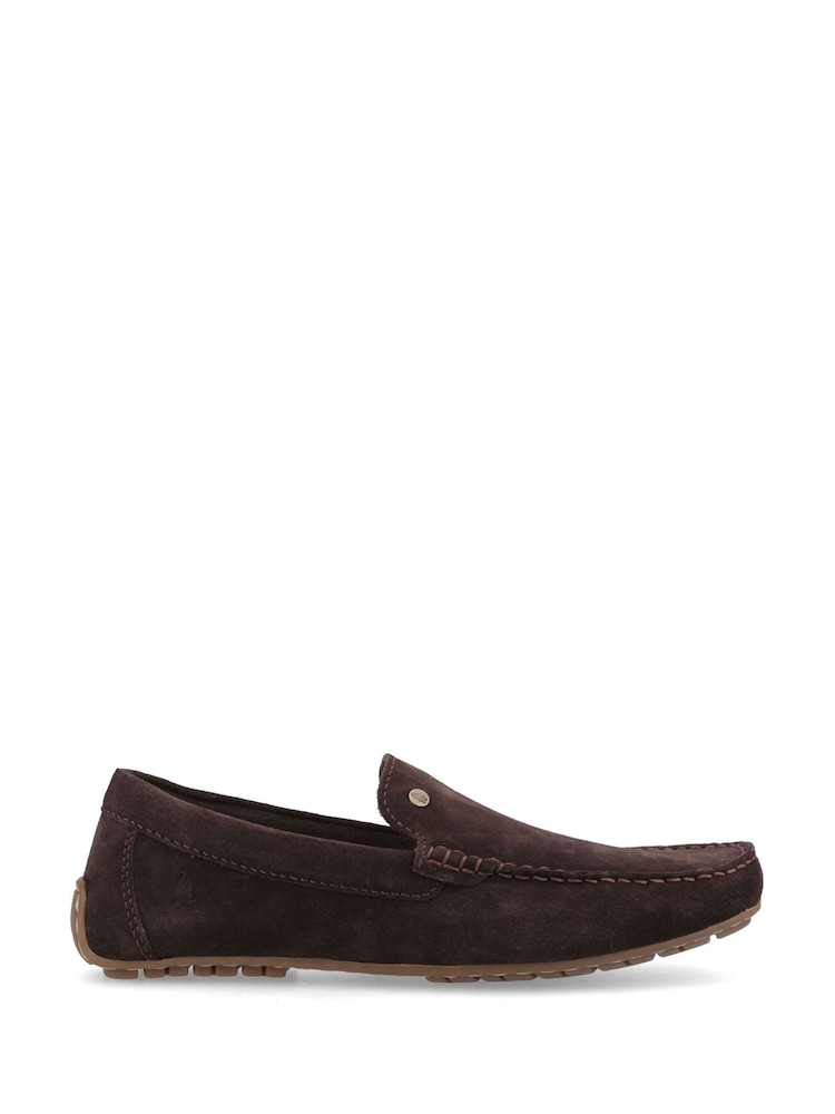 Hush Puppies Dark Brown Ralph Suede Shoes - Image 1 of 4