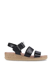 Negro - Hush Puppies Elle Touch Sandals - Imagen 1 de 2