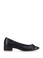 Hush Puppies Black Silvia Low Heel Shoes - Image 1 of 4