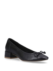 Hush Puppies Black Silvia Low Heel Shoes - Image 2 of 4