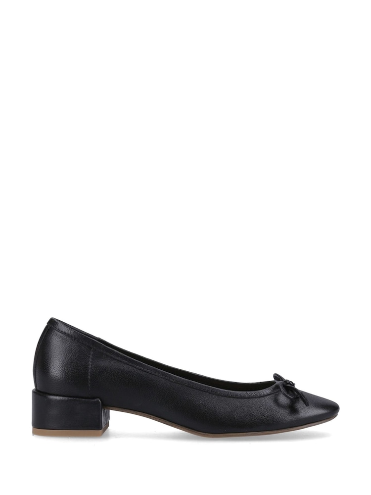 hush puppies ladies dress shoes Womens Black Silvia Leather Low Heel Shoe US 9 (UK 7) vintage hush puppies shoes
