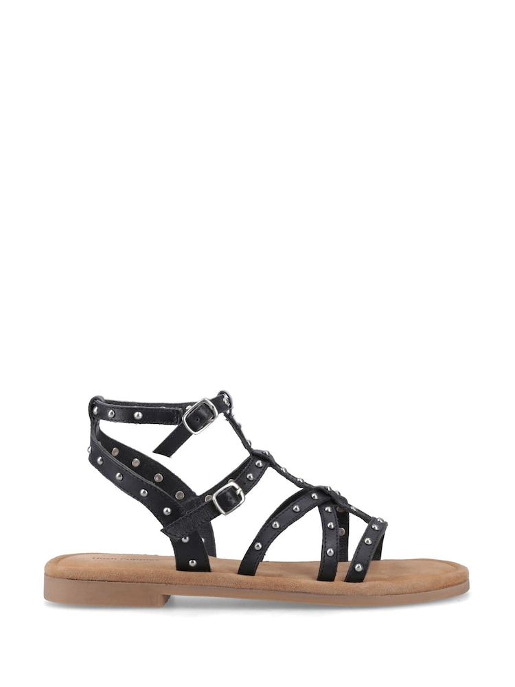 Hush Puppies Black Tori Stud Gladiator Sandals - Image 4 of 4