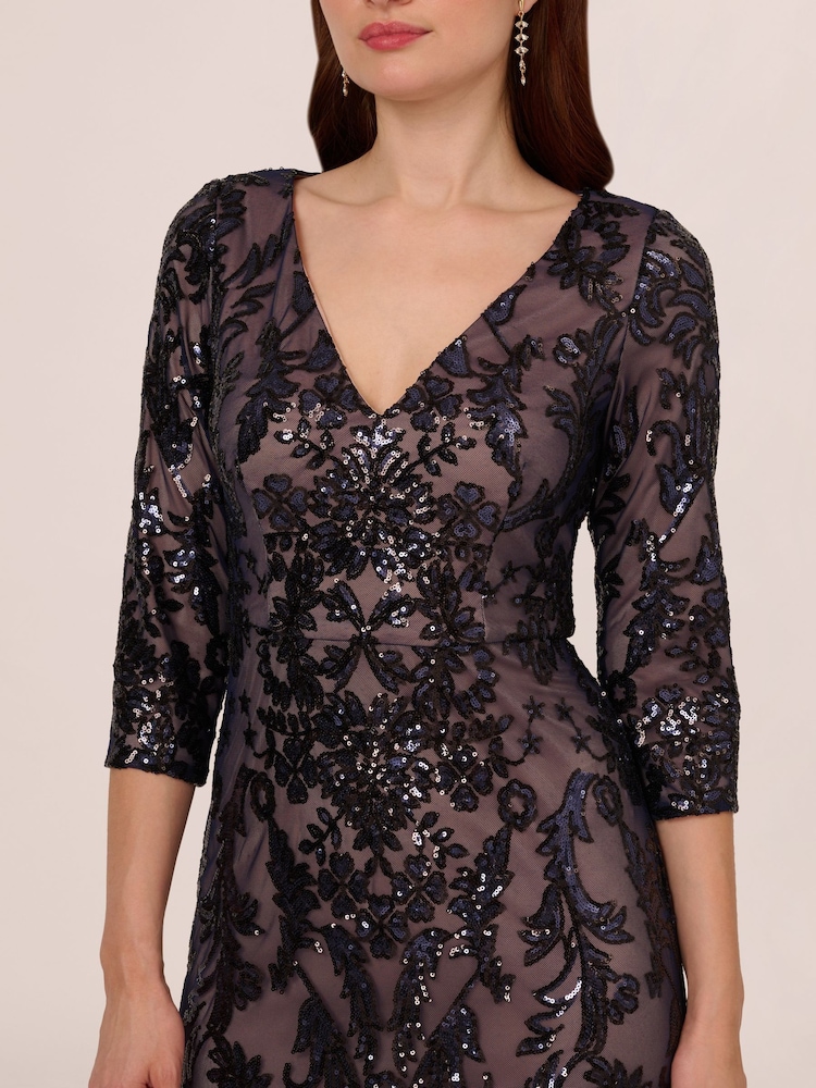 lace velvet dress Cherry Velvet Midi Dress– Teuta Matoshi