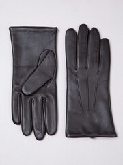 Lakeland Leather Chocolate Brown Blea Classic Gloves - Image 1 of 4