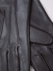 Lakeland Leather Chocolate Brown Blea Classic Gloves - Image 3 of 4