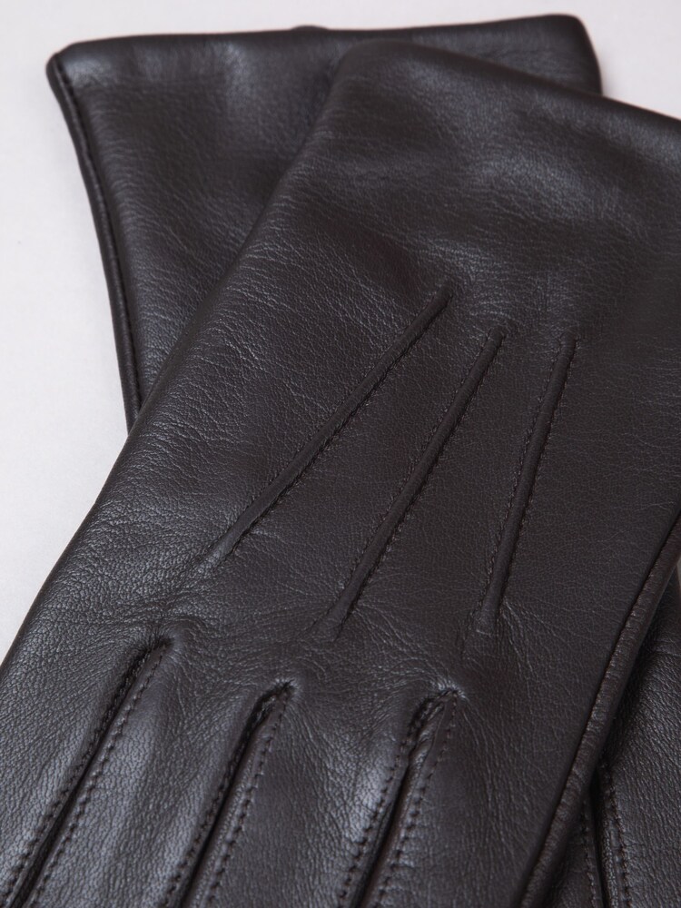 Lakeland Leather Chocolate Brown Blea Classic Gloves - Image 4 of 4