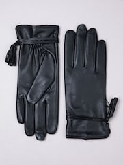 Lakeland Leather Black Tarraby Tassel Gloves - Image 1 of 5