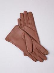 Lakeland Leather Brown Twin Buckle Gloves - Image 2 of 4