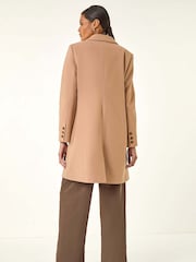 Roman Tailored Casacos de abotoamento simples sob - Imagem 3 de 5