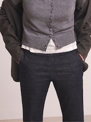 JD Williams Blue Premium Pull On Bootcut Jeans - Image 3 of 5