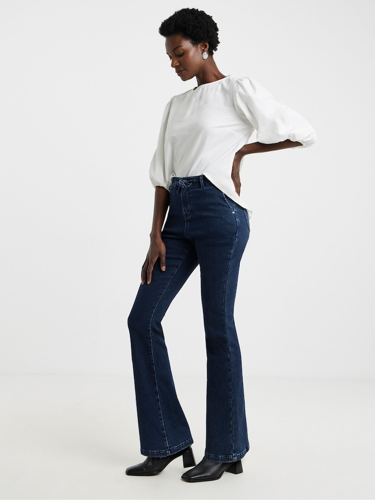 JD Williams Blue Cosy Bootcut Jeans - Image 1 of 4