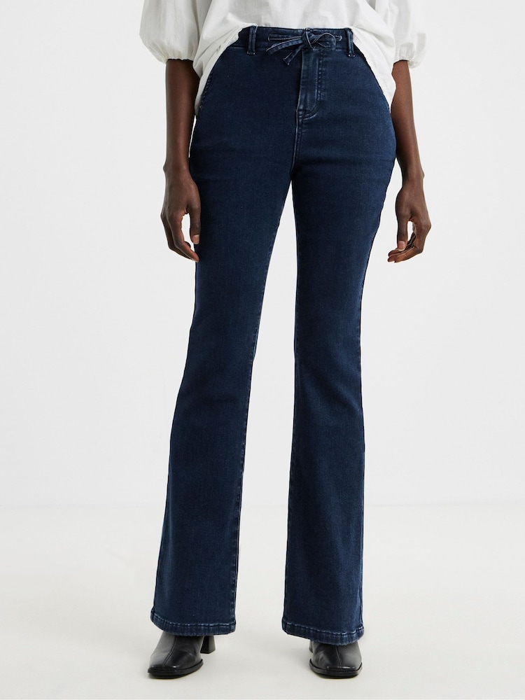 JD Williams Blue Cosy Bootcut Jeans - Image 4 of 4