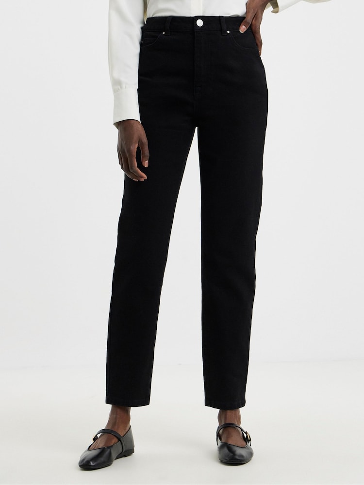 JD Williams Black Authentic Mom Jeans - Image 1 of 4