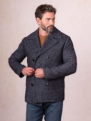 Lakeland Clothing Grey Ulverston Pea Coat - Image 1 of 6