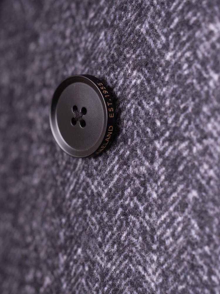 Lakeland Clothing Grey Ulverston Pea Coat - Image 6 of 6