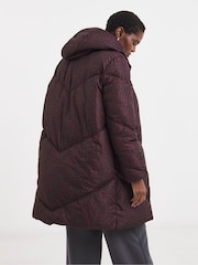JD Williams Animal Mid Length Padded Coat With Hood - Image 2 of 4