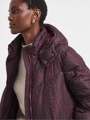 JD Williams Animal Mid Length Padded Coat With Hood - Image 3 of 4