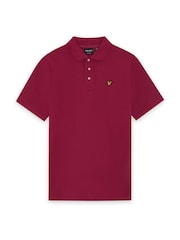Lyle & Scott Red Plain Polo Shirt - Image 1 of 1