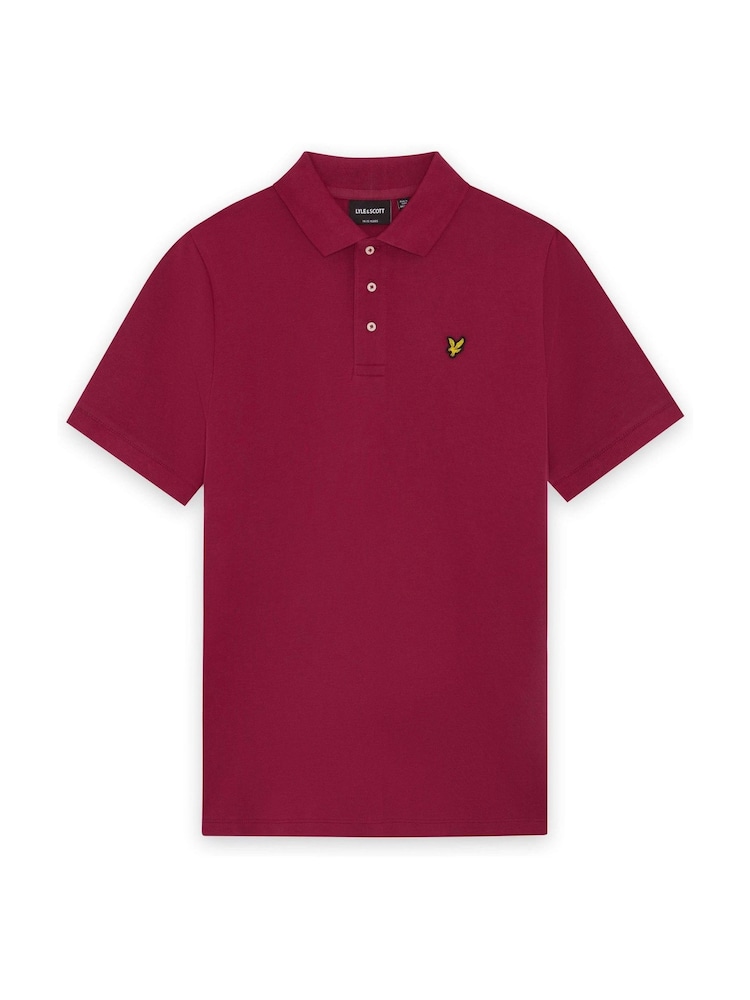 Lyle & Scott Red Plain Polo Shirt - Image 1 of 1