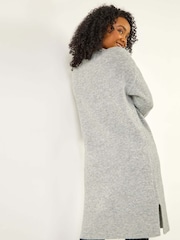 Roman Grey Petite Knitted Pintuck Shift Dress - Image 2 of 5