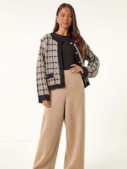 Roman Natural Petite Front Seam Stretch Trousers - Image 2 of 5