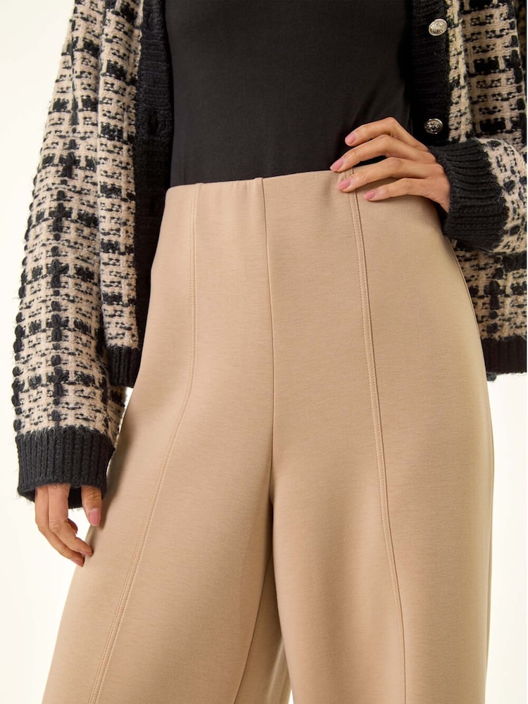 Roman Natural Petite Front Seam Stretch Trousers - Image 5 of 5 Roman Natural Petite Front Seam Stretch Trousers - Image 5 of 5