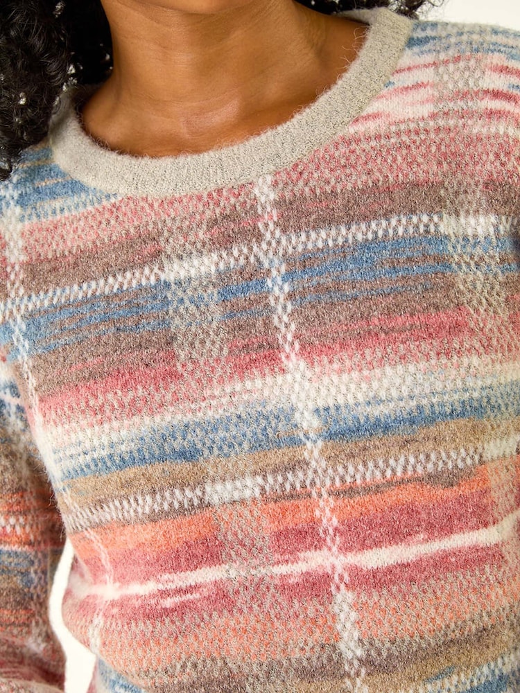 Roman Petite Check Knit Jumper - Imagem 5 de 5