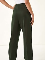 Roman Green Petite Straight Leg Ponte Stretch Trousers - Image 3 of 5