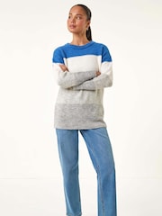 Roman Petite Stripe Knitted Jumper - Imagem 3 de 5