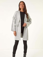 Roman Petite Tassel Knit Cardigan - Imagem 2 de 5