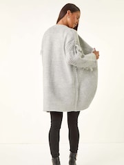 Roman Petite Tassel Knit Cardigan - Imagem 3 de 5
