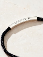 Posh Totty Designs Men’s Cord Personalised ID Bracelet - Image 3 of 4
